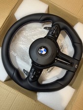 BMW Leather Flat Bottom Steering Wheel M Sport 5/6/7/8 Series F06 F10 F11 F90 M5