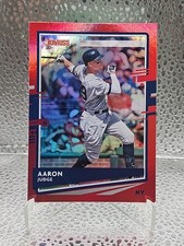 2020 Panini Donruss - Photo Variation Aaron Judge #111 Holo Red After Swing