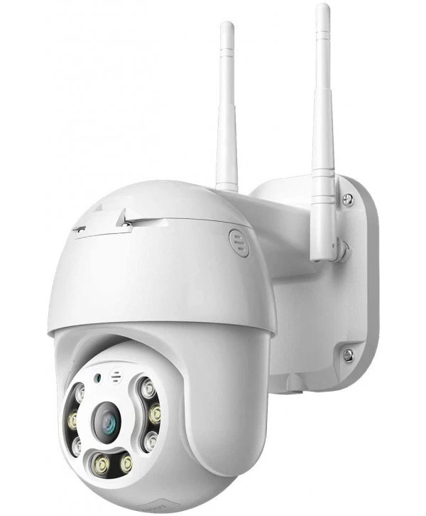 TELECAMERA IP CAM PTZ WIFI CAMERA DOME WIRELESS ESTERNO SPEED ZOOM MICRO SD
