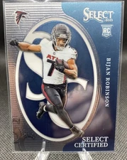 2023 Panini Select - Select Certified Rookies #CRO-BRO Bijan Robinson Falcons