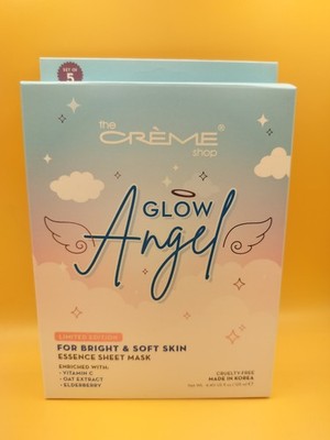 The CRÈME SHOP ANGEL Facial Sheet Mask Pack of 5 New In Box