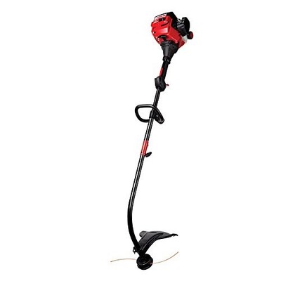 Troy-Bilt TB22 25-Cu Cm 2-Cycle 17'' Curved Shaft Gas String Trimmer & Edger, Red