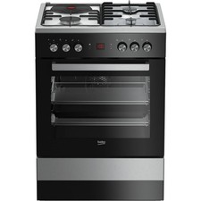Cuisinière Mixte Beko FSE63321DXCS Inox (3 Gaz + 1 Électrique) - Neuf (Défaut la