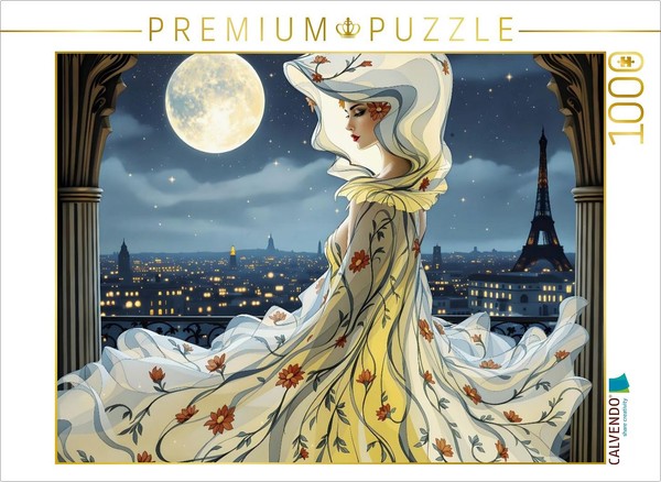Calvendo Puzzle SchattenblüTe Im Mondlicht | 1000 Teile Lege-GrößE 64X48Cm Foto--image
