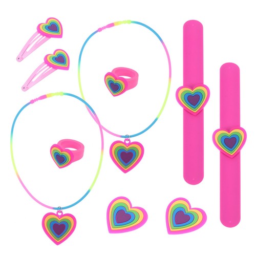 10 PCS/Set Love Accessories Valentine's Day Ring Heart Shaped Brooch - Picture 3 of 12