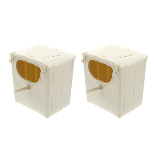 2Pcs Birdcages Small Animal Cages Bird Breeding Box Parakeet The Birds Nest