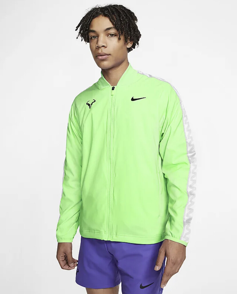 Nike Court Rafa Tennis Jacket Full-Zip Green Strike CI9135-398