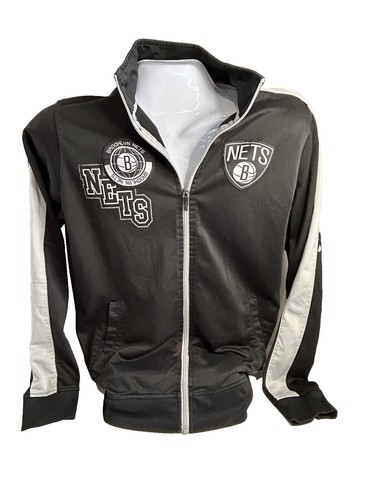 nba brooklyn nets city edition thermaflex full zip jacket