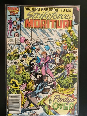 Strikeforce Morituri  #4  (March 1987 Marvel) FREE SHIPPING