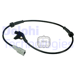 SENSORE ABS DELPHI per Citroen Berlingo (1996->) 1,6 - 80kw 108cv 16v (nfu / tu5