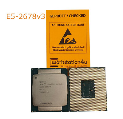 12 Core Intel Xeon Processor E5-2678v3 30MB LGA2011-3 120W 12x max 3,10GHz 