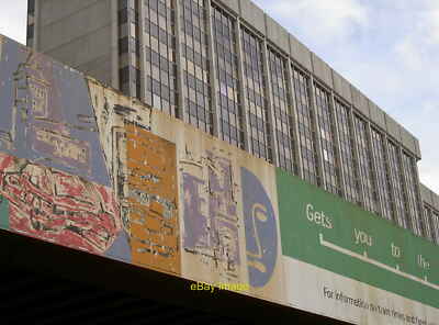 Photo 12x8 A certain amount of patina Cardiff The signage over the railway c2014