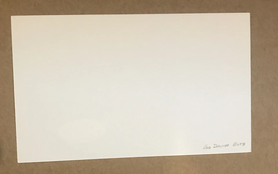 Bob Davies NBA ROCHESTER ROYALS SIGNED 3x5 Index Card JSA CERTIFIED AUTOGRAPH - Image 4 of 4