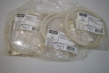 3 ea Hubbell PCX5EW03 3ft Speedgain CAT 5e Patch Cord White NIB NOS