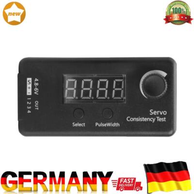 DC4.8-6V Digital Servo Tester 3 Modes ESC Consistency Tester for RC Airplane Car