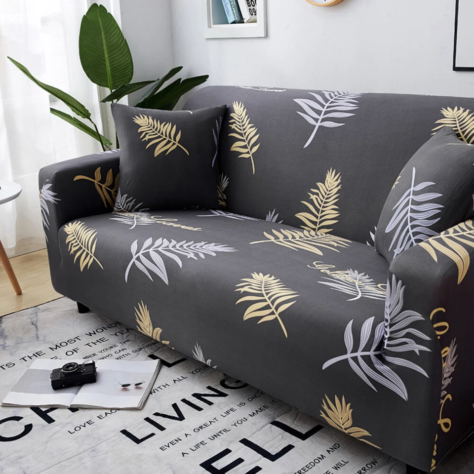 Funda de sofá elástica elástica elástica protectora de muebles de sofá 1/2/3/4 asientos Foto 3 de 4