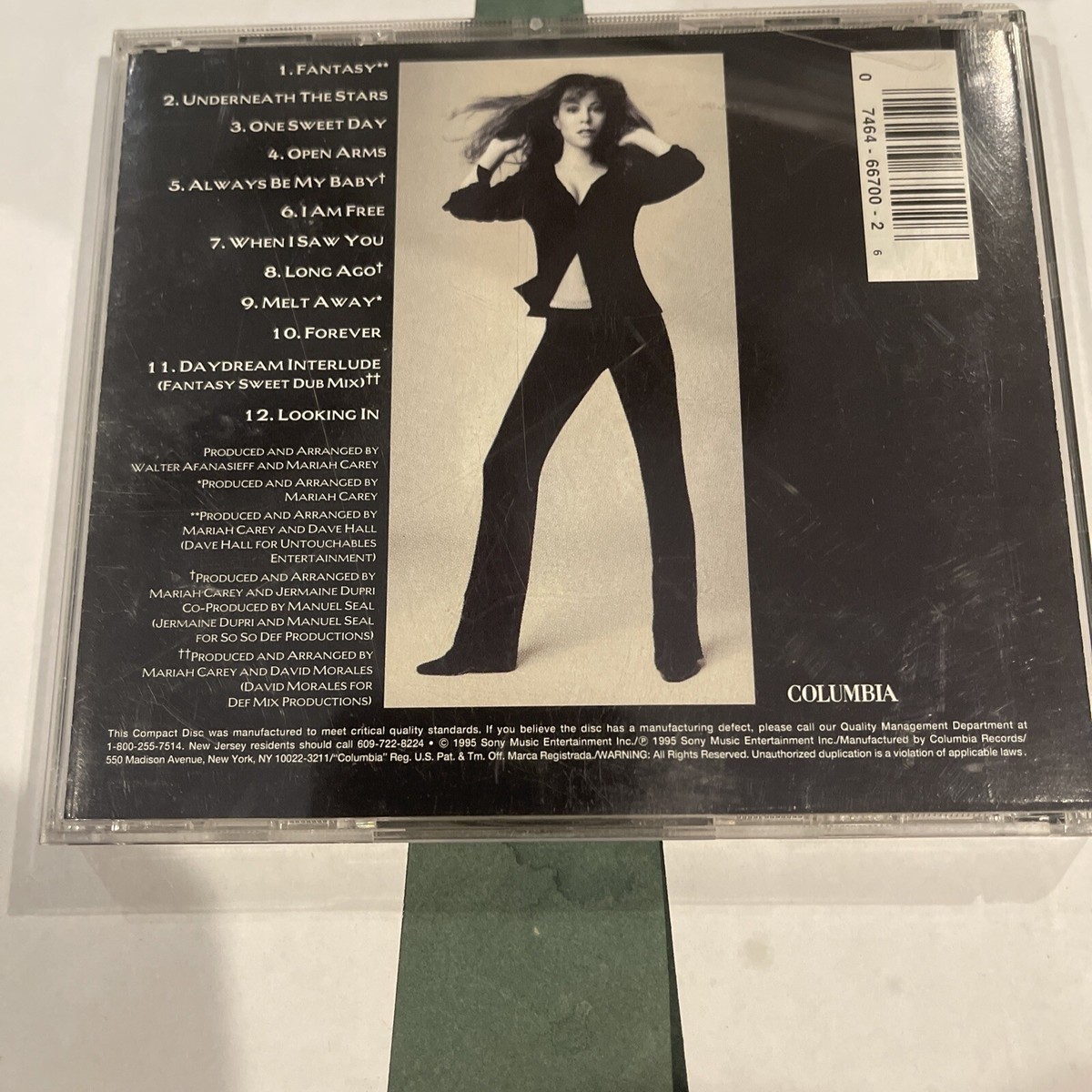 Daydream by Mariah Carey (CD, Oct-1995, Columbia (USA