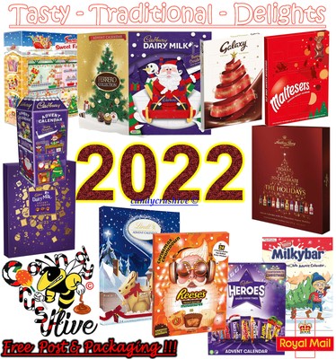 2022 Christmas Advent Calendar Milk Chocolate Lindt Cadbury Kinder Ferrero  | eBay