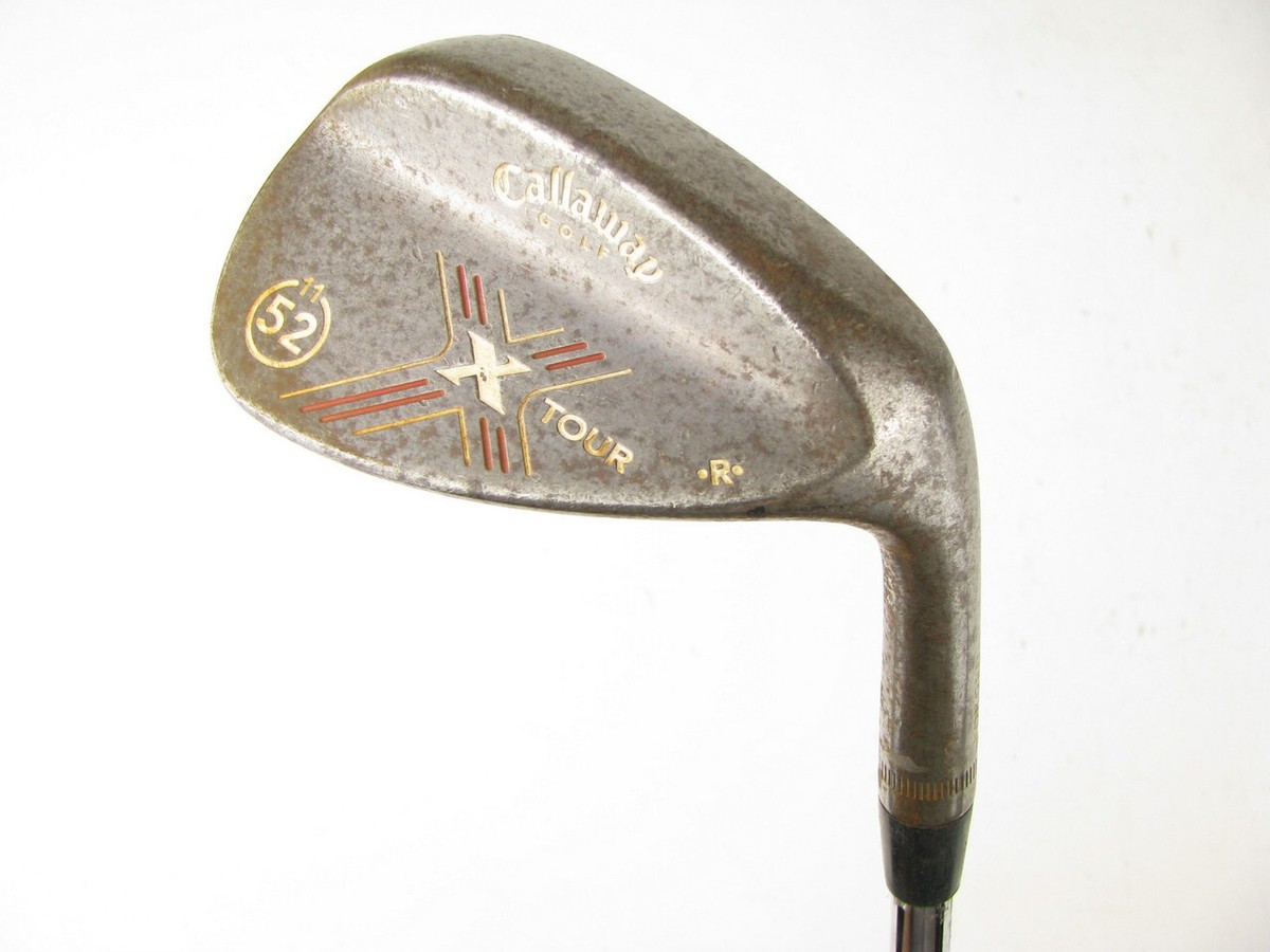 Callaway X Tour 52° Gap Wedge Stiff Steel Shaft Golf Pride Grip Callaway X Tour 52° Gap Wedge Stiff Steel Shaft Golf Pride Grip