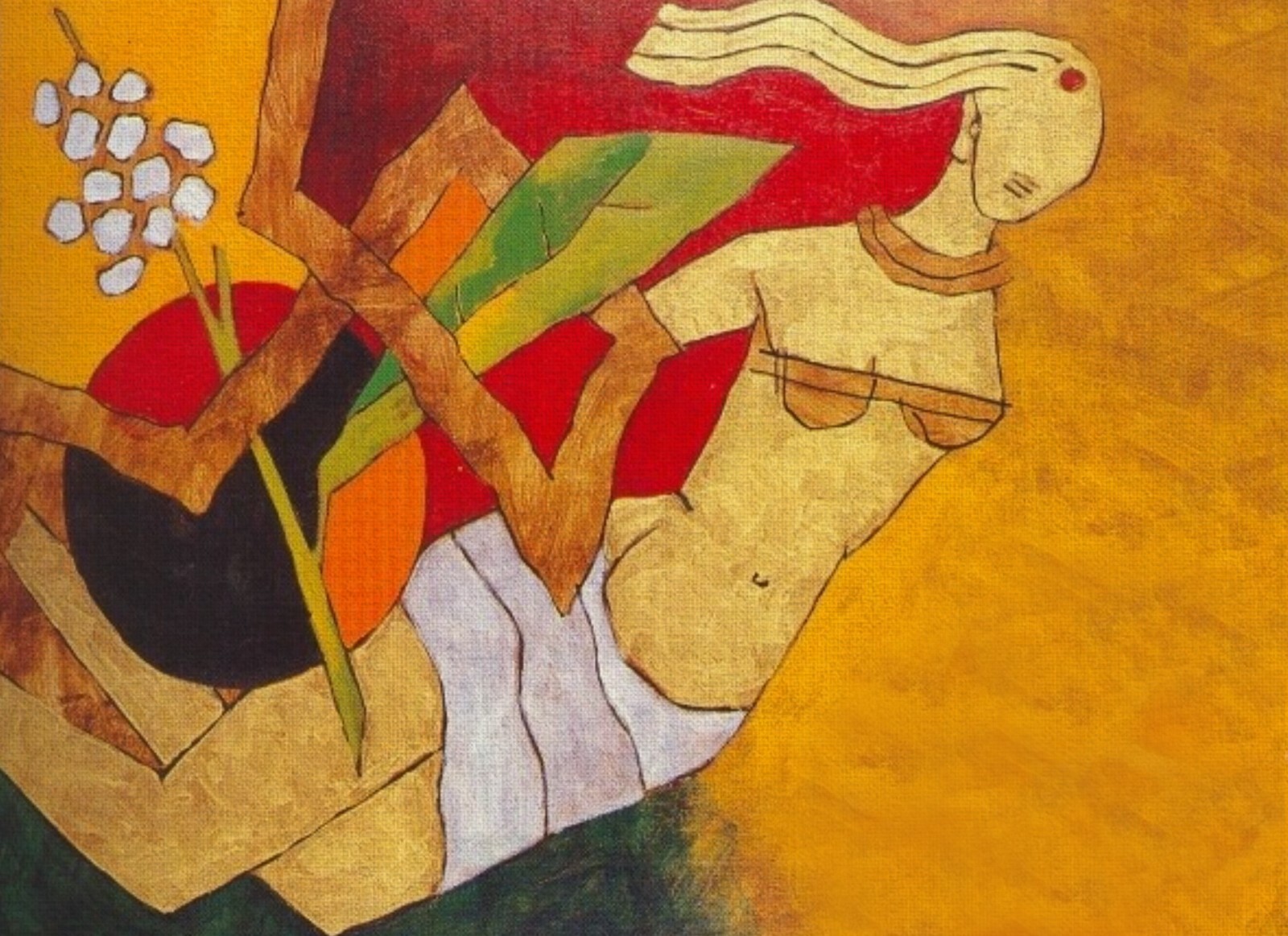 Sunday Tribune | Handmade Painting | Cotton Canvas | Acrylic Color