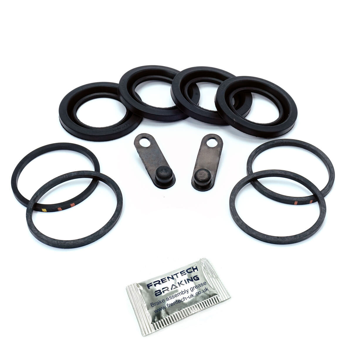 For Nissan 350Z Z33 2x Rear Brake Caliper Repair Kits Seals (Brembo 2 Pot)
