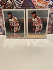 Jeff Bagwell 1993 Topps Gold Card #227 + Base card Houston Astros