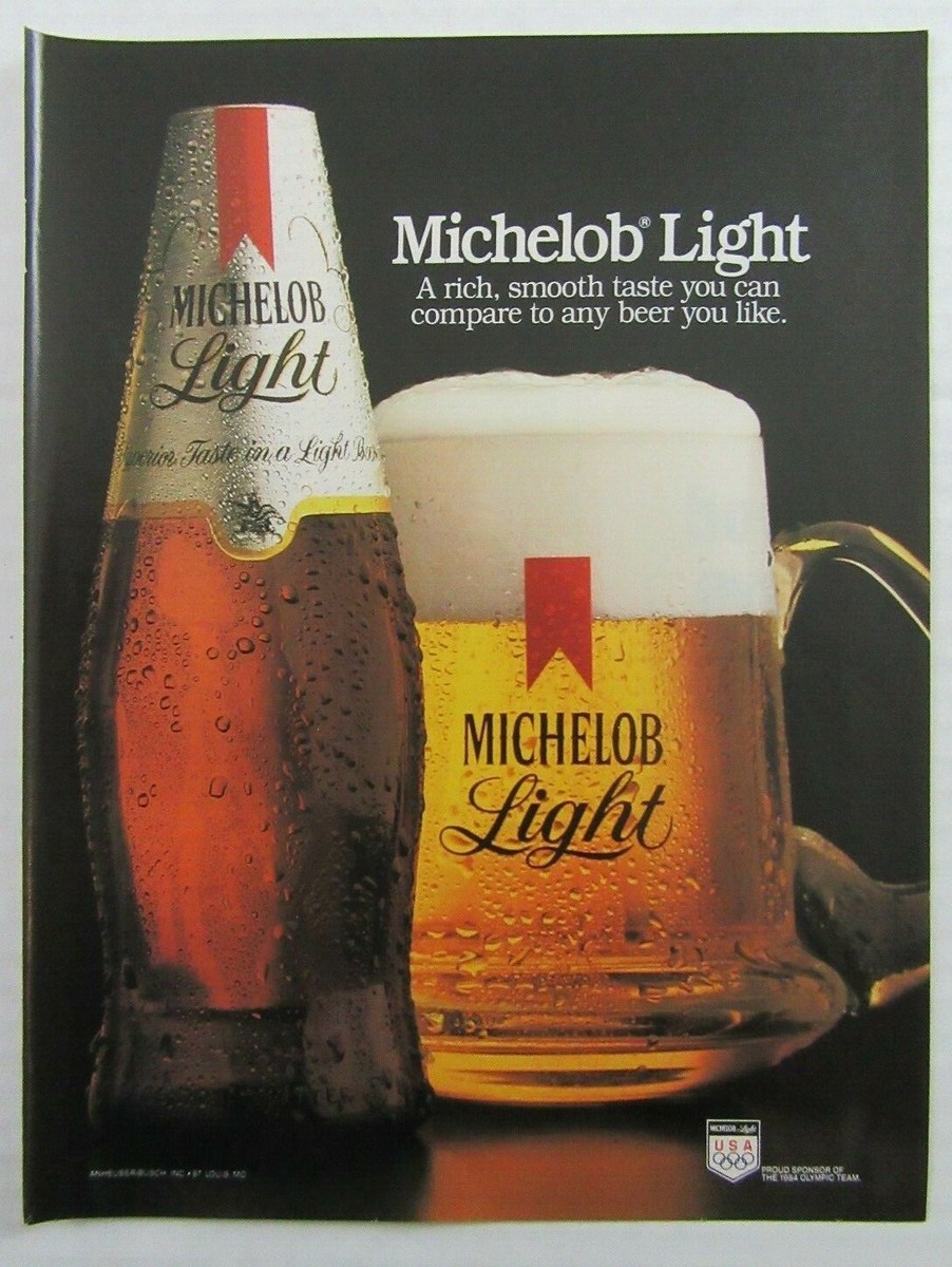 1984 MICHELOB LIGHT Beer 