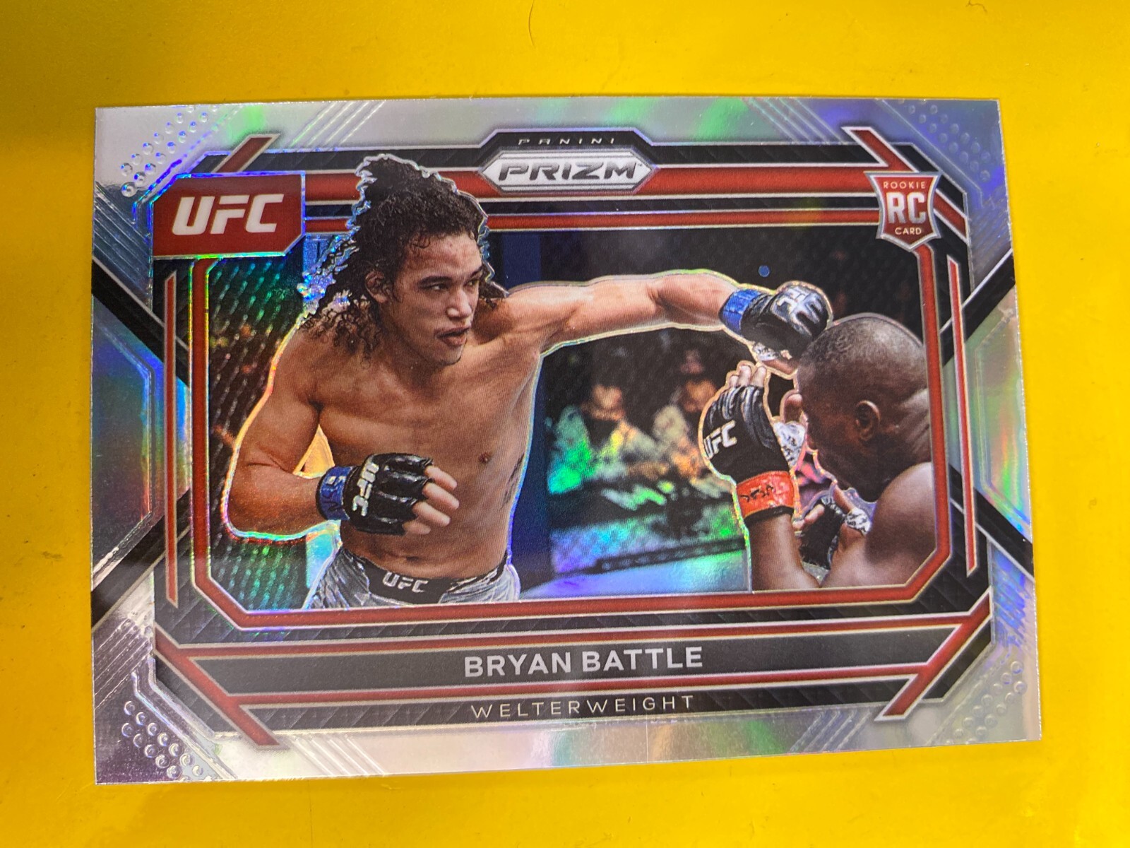 RS8846 2023 Panini Prizm UFC Prizms Silver #58 Bryan Battle ROOKIE