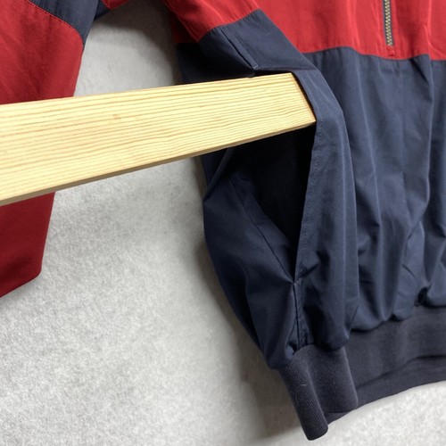 VTG Cutter & Buck Men's Pullover Windbreaker Jacket Red Long Sleeve 1/4 Zip - Picture 17 of 24