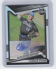 2022 Panini Elite Extra Edition #146 Connor Staine Signatures
