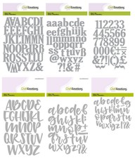Stanzschablone Alphabet 2,2 cm, Buchstaben Za...