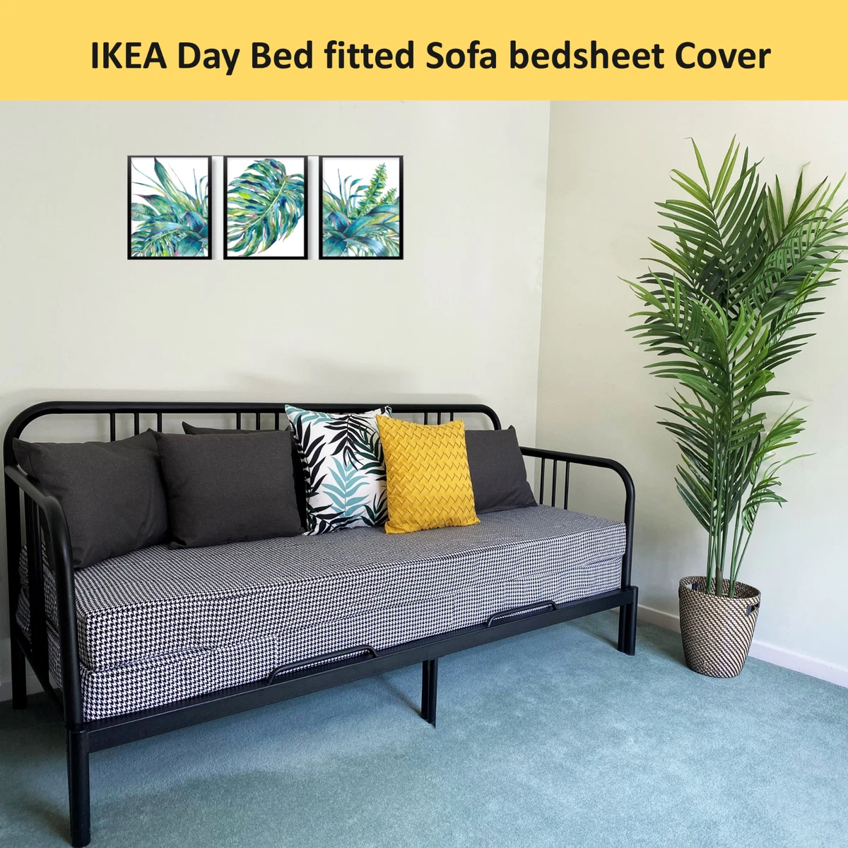 IKEA Day Bed Sofa bedsheet Cover Mattress Fits FYRESDAL HEMNES