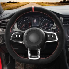 Steering Wheel Wrap For Vw Golf 4 5 6 7 Gti R R32 Mk5 6 7 Polo Ccr-line Scirocco Steering Wheel Wrap For Vw Golf 4 5 6 7 Gti R R32 Mk5 6 7 Polo Ccr-line Scirocco