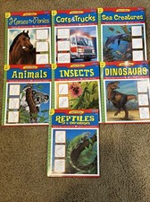 7 Walter Foster Learn to Draw Books: Horses, Cars, Sea, Insects, Dinosaurs  