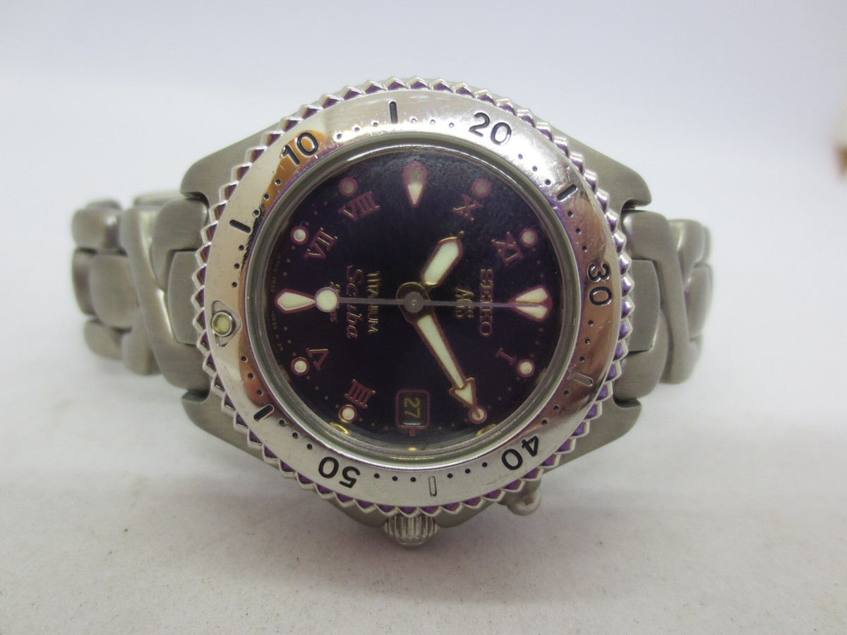 SEIKO 3M22-OB10 セイコー AGS Scuba TITANIUM 【公式通販】