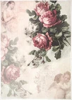 Rice Paper for Decoupage Decopatch Scrapbook Craft Sheet A/3 Vintage Red Roses