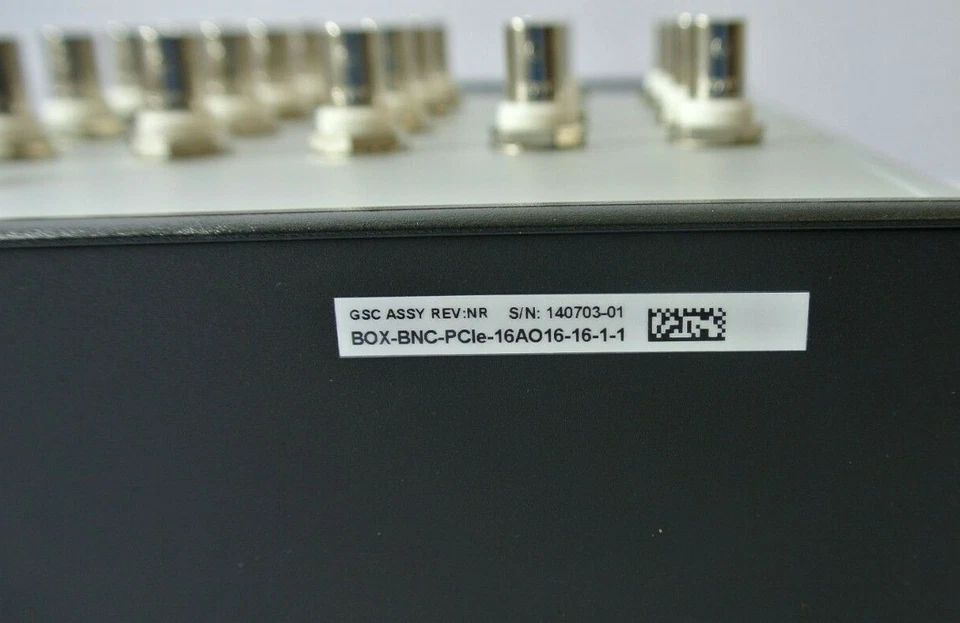 General Standards BNC Box BOX-BNC-PCIe-16AO16-16-1-1 GSC ASSY REV: NR - Image 3 of 4