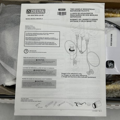 Delta 3558-RBMPU-DST Rubinetto bagno diffuso trinsico (bronzo veneziano) - Foto 6 di 6