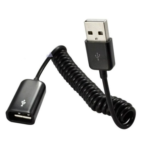 Spring Loaded USB2.0 Male to Female Extender Cord For Charging Data Transmission - 第 6/10 張圖片