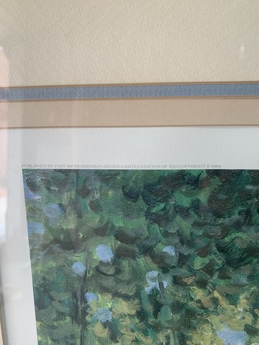 Alan Maley signiert abgelegener Garten gerahmt viktorianischer Stil Lithographie Kunstdruck - Bild 4 von 12