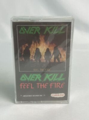 OVER KILL Cassette FEEL THE FIRE (87) OVERKILL Factory Sealed New Mint Megaforce