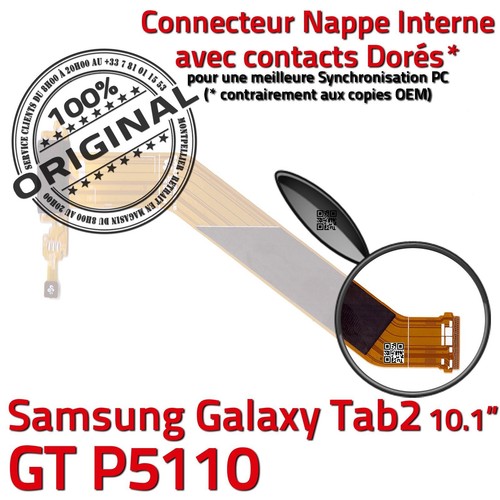 ORIGINAL TAB 2 GT P5110 Port USB Connecteur de Charge Nappe Microphone Chargeur - Photo 4/5