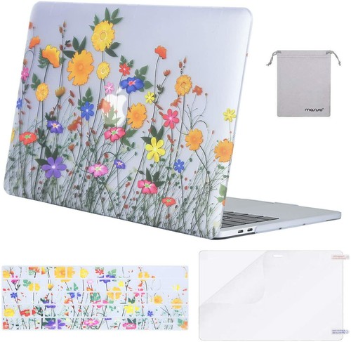 For MacBook Pro 13 inch Case A2159 A1989 A1706 A1708, Plastic Pattern Hard Shell - Picture 1 of 12