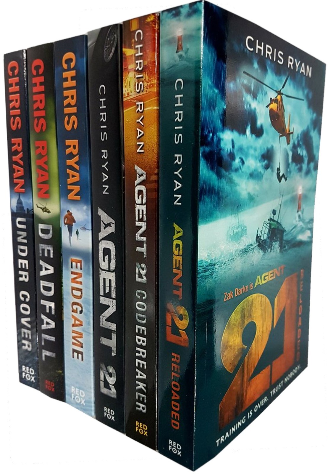 Chris Ryan Agent 21 Series 6 Collection Books Set Reloaded, Codebreaker, Endgame