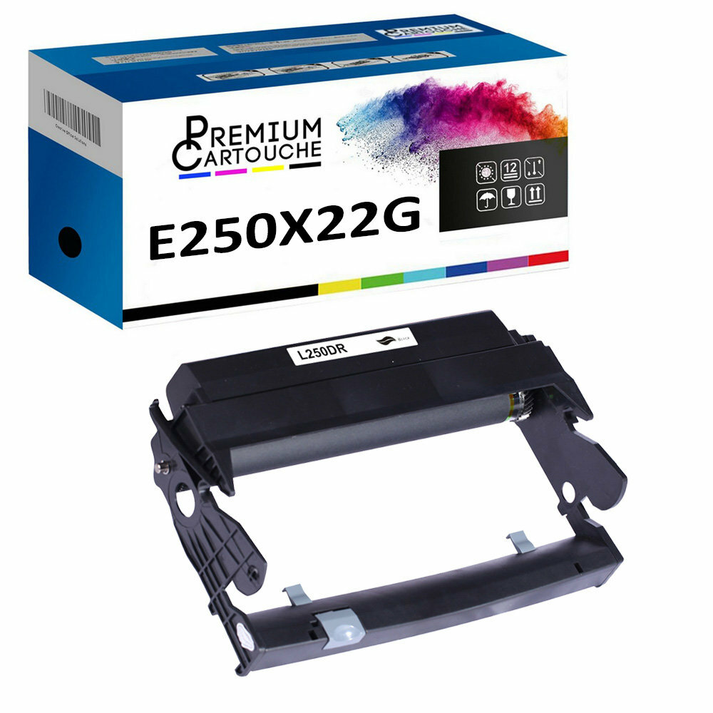 Toner E250X22G noir compatible Lexmark pour archivage de dossiers
