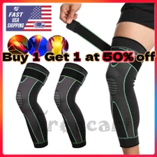 Leg Support Brace With Strap Thigh High Compression Sleeve Socks Pain Relief US