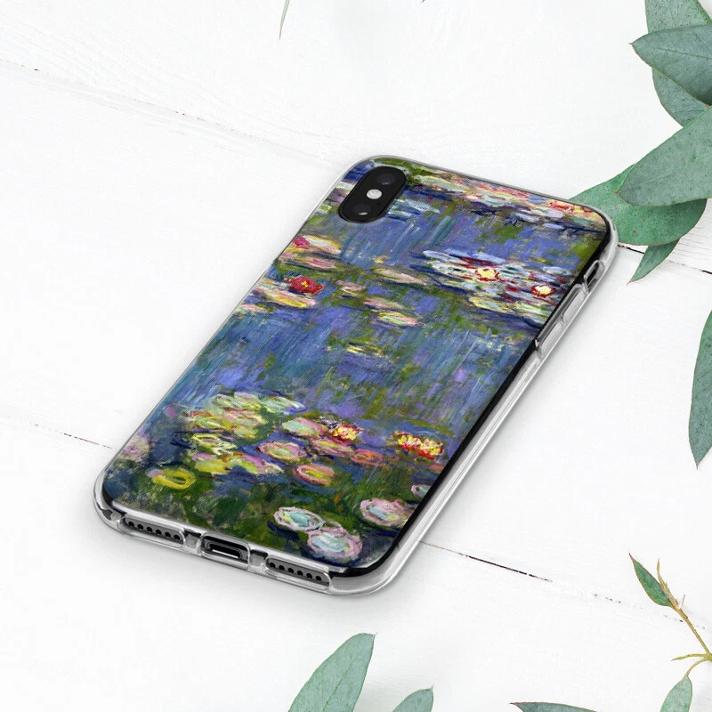Water Lilies Claude Monet Oil Paint Case For iPhone Xs 11 12 13 14 15 Pro Max XR - Image 2 of 2