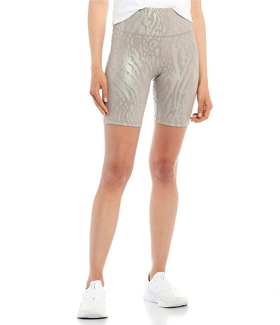 Calvin Klein Women Foil Print Supershine Jersey Stretch, 7