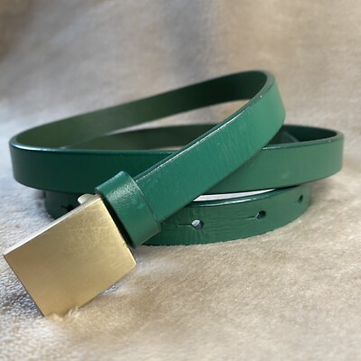 VTG Lands End Skinny Belt Leather Women display picture 3