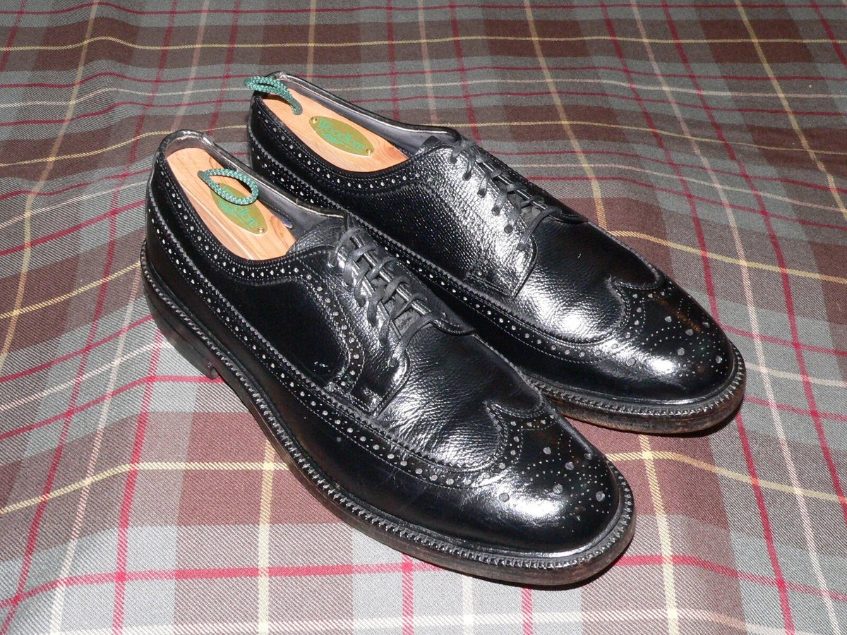 Vtg Hanover LB Sheppard Pebblegrain Longwing Dress shoes Vtg Hanover LB Sheppard Pebblegrain Longwing Dress shoes